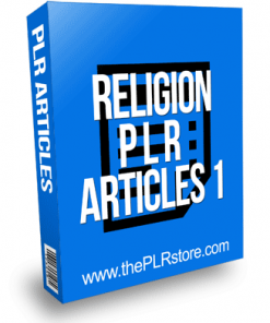 Religion PLR Articles 1