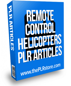 remote control helicopters plr articles