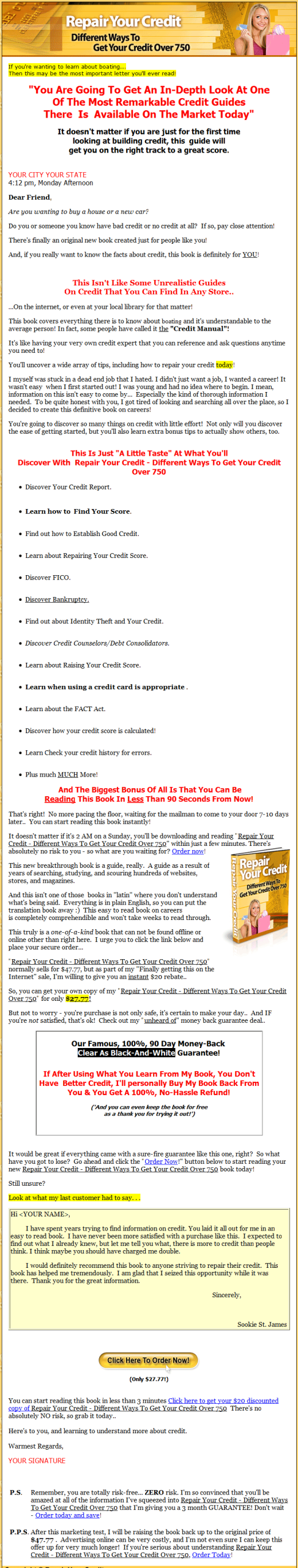 Repair Your Credit PLR Ebook Package - Image 2