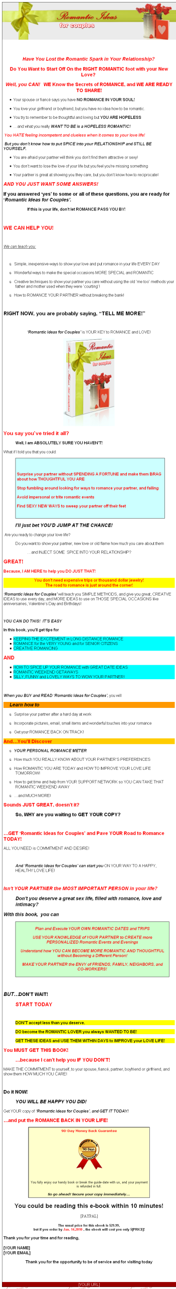 Romantic Ideas PLR eBook with private label rights - Image 2
