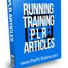 Running Training PLR Articles