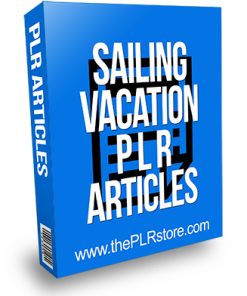 Sailing Vacation PLR Articles
