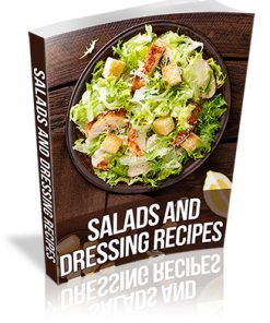 Salad and Dressing Recipes PLR Ebook