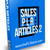 Sales PLR Articles 2 with Private Label Rights