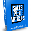Sales PLR Articles with Private Label Rights
