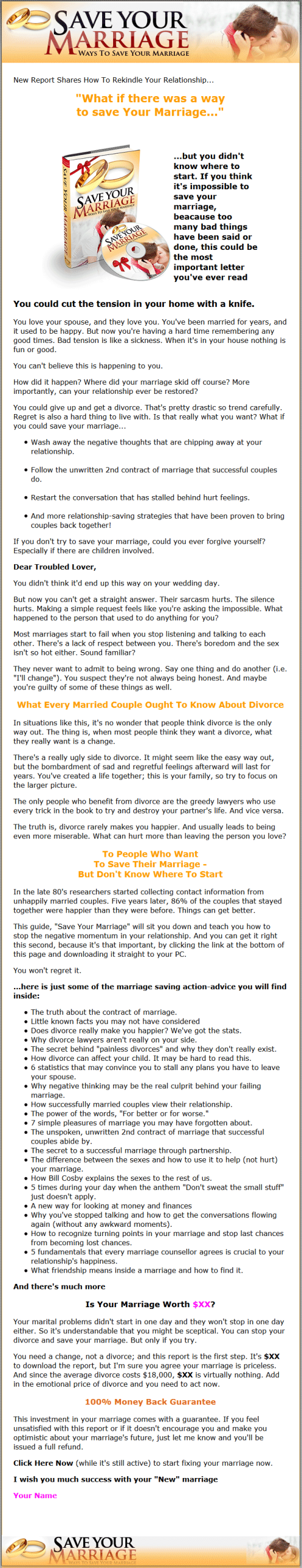 Save Your Marriage PLR Ebook and Audio - Image 2