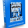Saving Money PLR Articles
