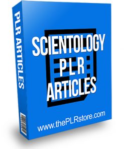 Scientology PLR Articles