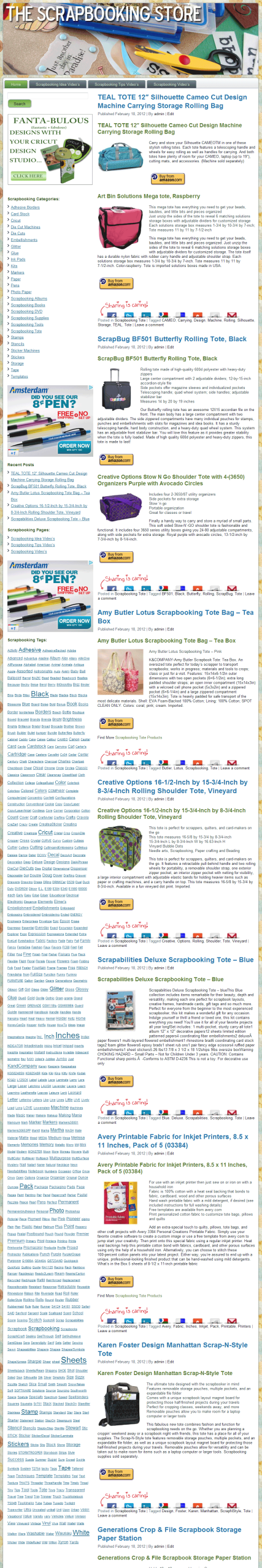 Scrapbooking PLR Amazon Pre-Loaded Store Website - 800 products - Image 2