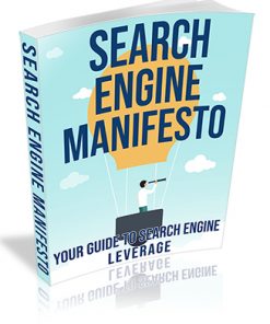 Search Engine Manifesto PLR Ebook