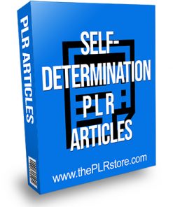 Self-Determination PLR Articles