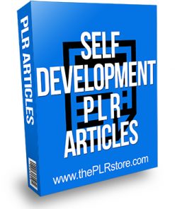 Self Development PLR Articles