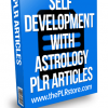 self development with astrology plr articles
