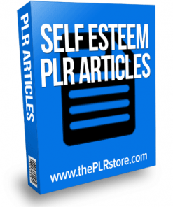 self esteem plr articles