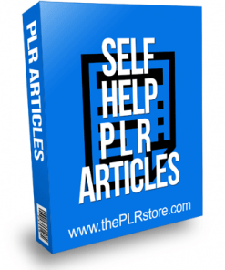 Self Help PLR Articles