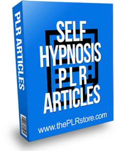 Self-Hypnosis PLR Articles