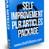 self improvement plr articles package