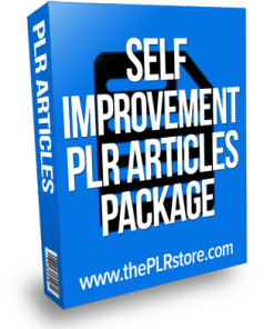 self improvement plr articles package