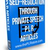 Self-Regulation Through Private Speech PLR Articles