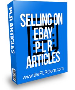 Selling on Ebay PLR Articles