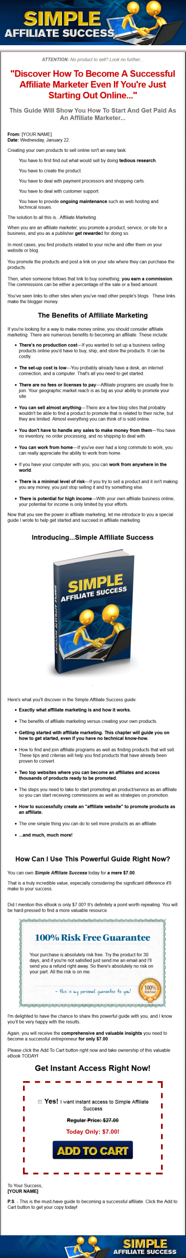 Simple Affiliate Success MRR Ebook - Image 2