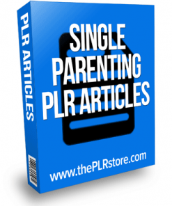 single parenting plr articles