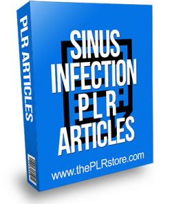 Sinus Infection PLR Articles
