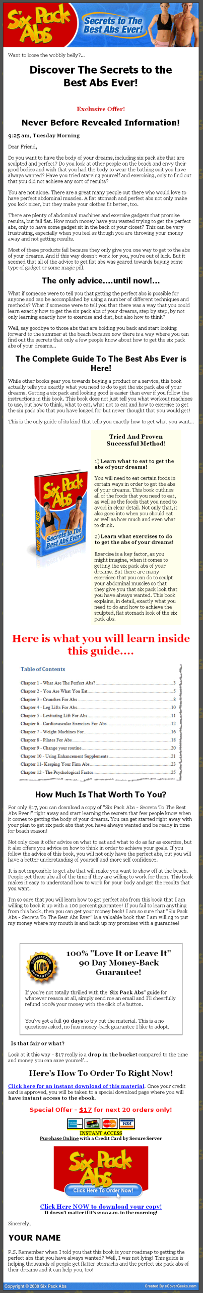 Six Pack Abs PLR Ebook - Image 2