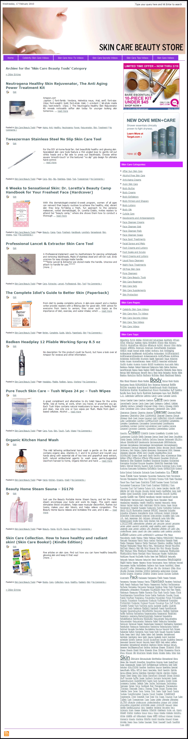 Skin Care Amazon Pre-Loaded PLR Store with Adsense (UPDATED) - Image 3