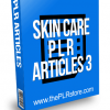 Skin Care PLR Articles 3