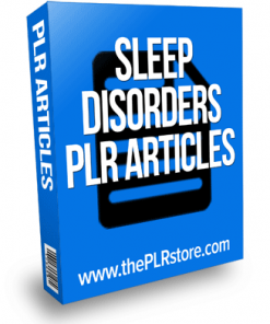 sleep disorders plr articles