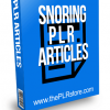 Snoring PLR Articles