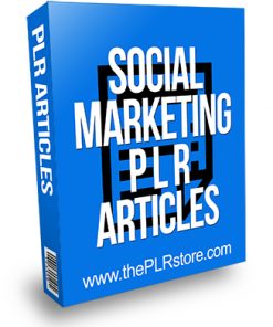 Social Marketing PLR Articles