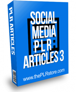 Social Media PLR Articles 3