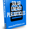 solar energy plr articles