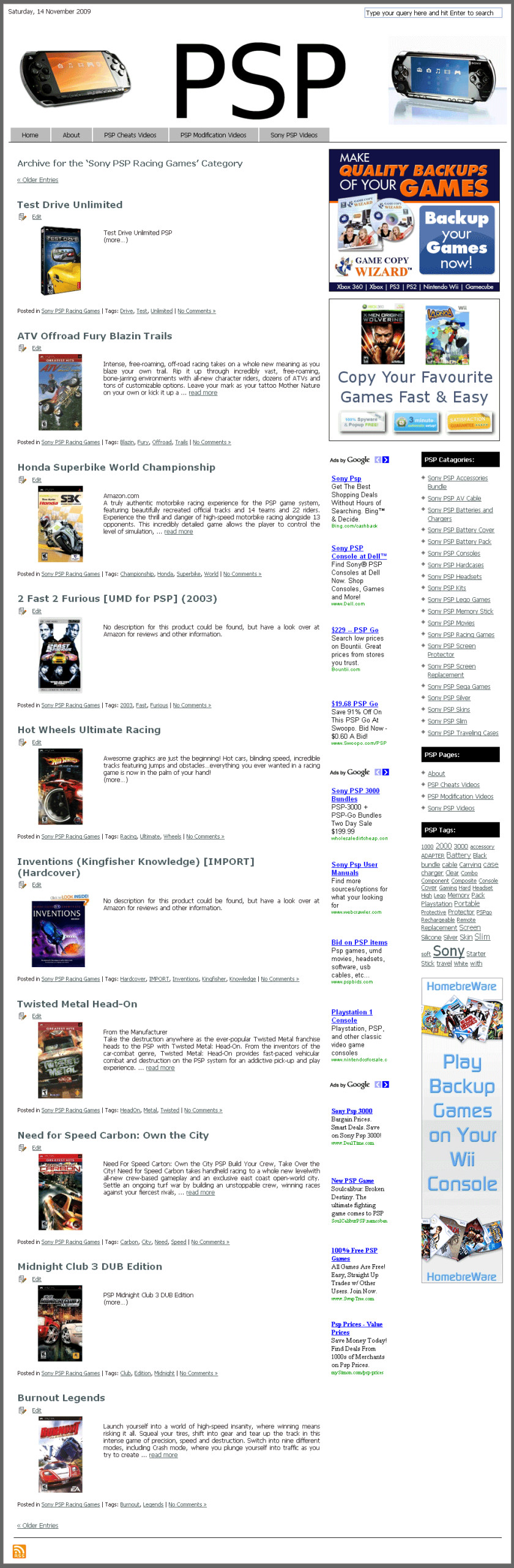 Sony PSP Amazon PLR Website Niche Store with Ads - Image 3