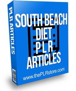 South Beach Diet PLR Articles