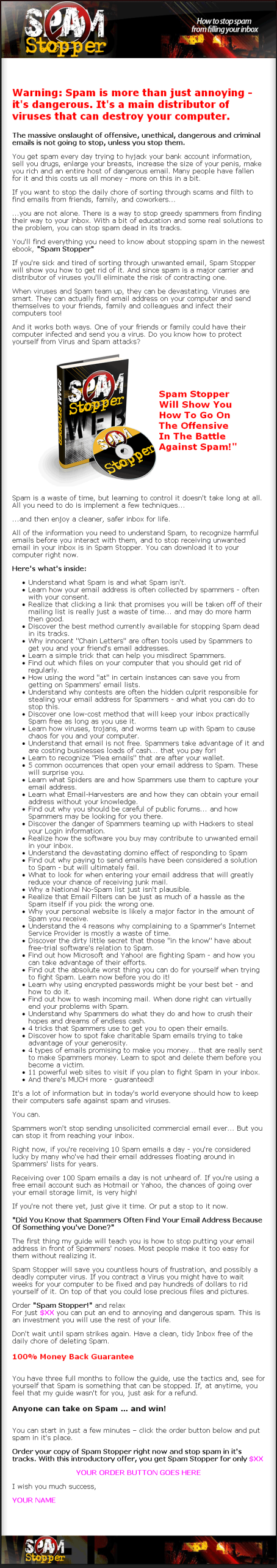 Spam Stoppers Audio PLR with Transcripts - Image 2