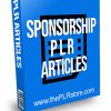 Sponsorship PLR Articles