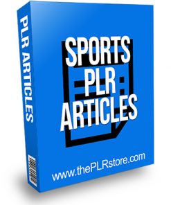 Sports PLR Articles