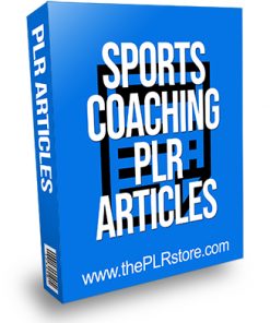 Sports Coaching PLR Articles