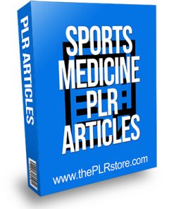 Sports Medicine PLR Articles