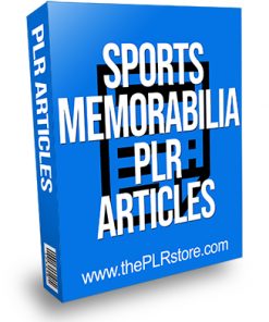 Sports Memorabilia PLR Articles