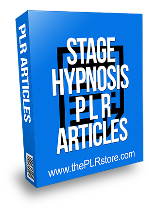Stage Hypnosis PLR Articles