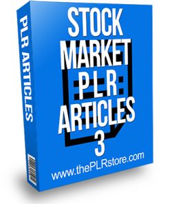 Stock Market PLR Articles 3