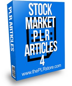 Stock Market PLR Articles 4