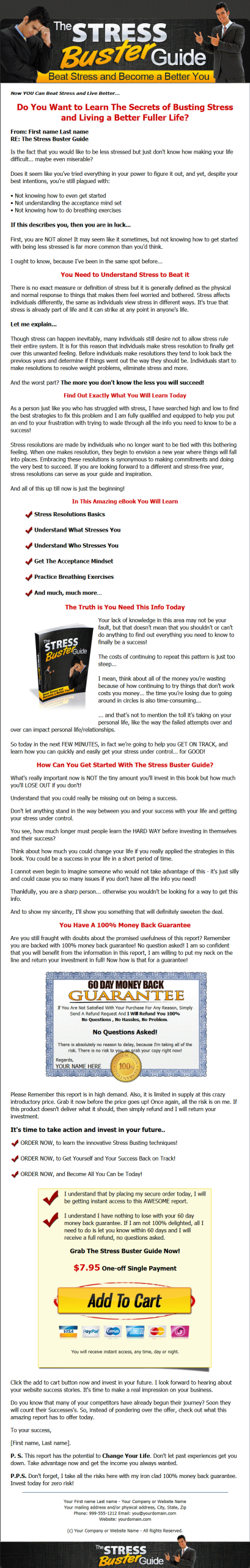 Stress Busters Guide MRR Ebook - Image 2
