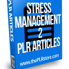 stress management plr articles