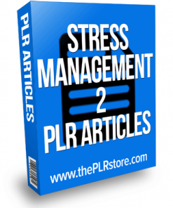stress management plr articles