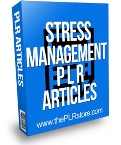 Stress Management PLR Articles